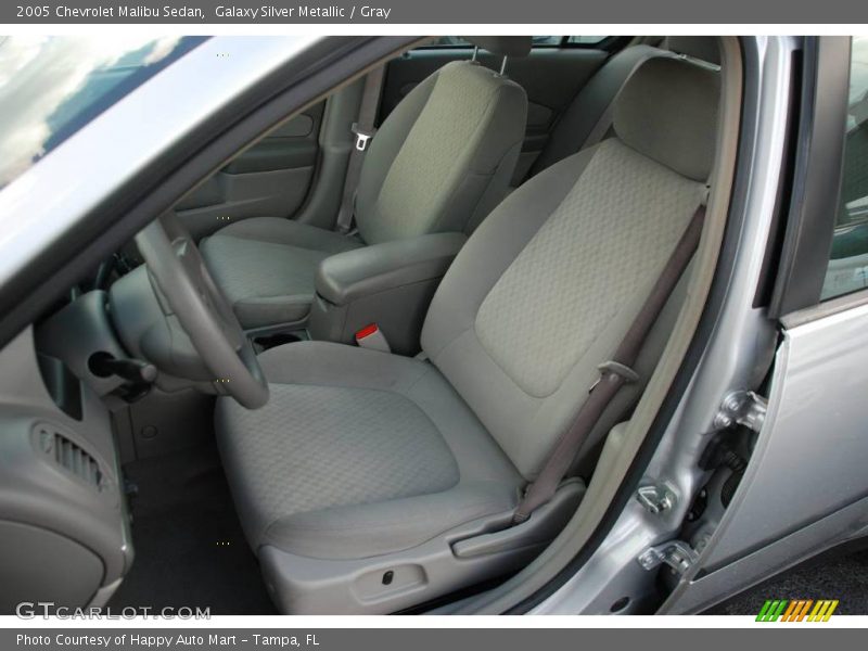Galaxy Silver Metallic / Gray 2005 Chevrolet Malibu Sedan
