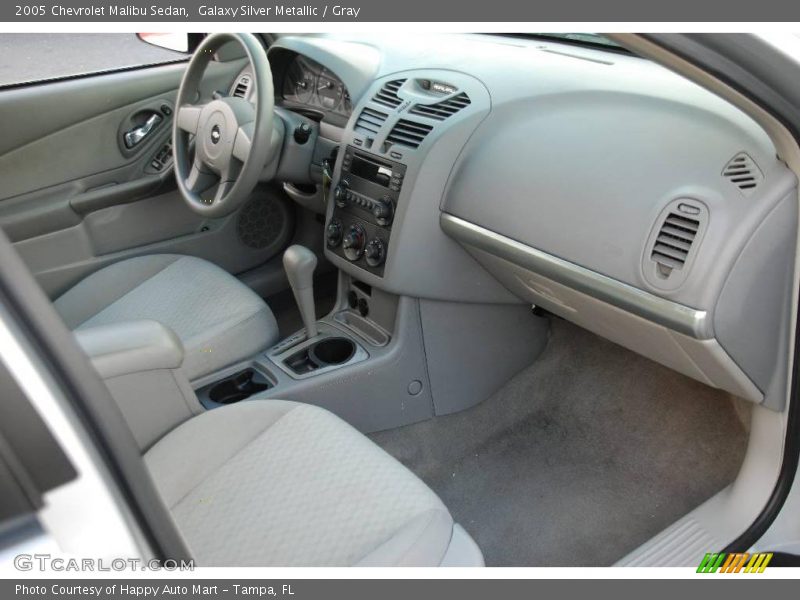 Galaxy Silver Metallic / Gray 2005 Chevrolet Malibu Sedan