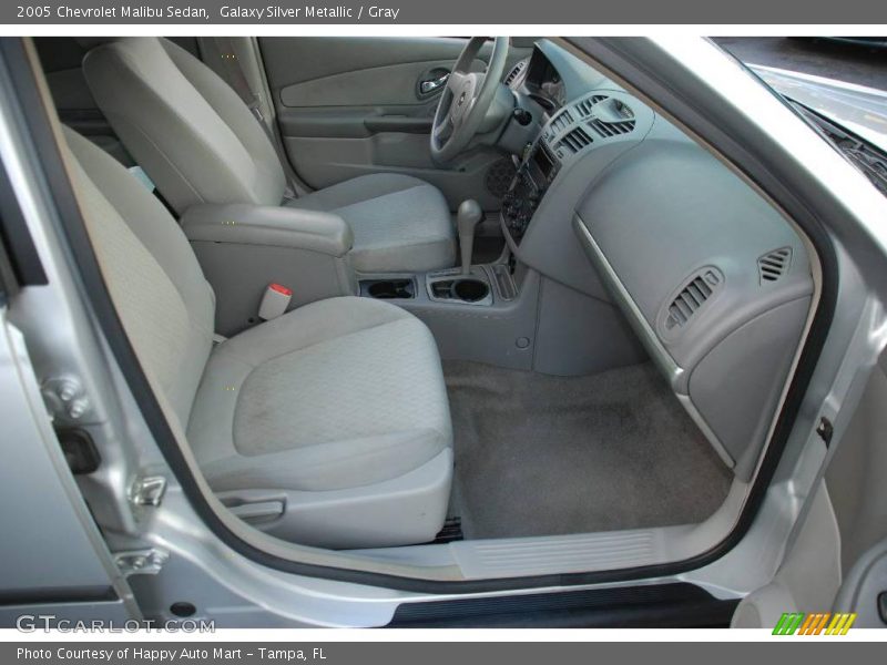 Galaxy Silver Metallic / Gray 2005 Chevrolet Malibu Sedan
