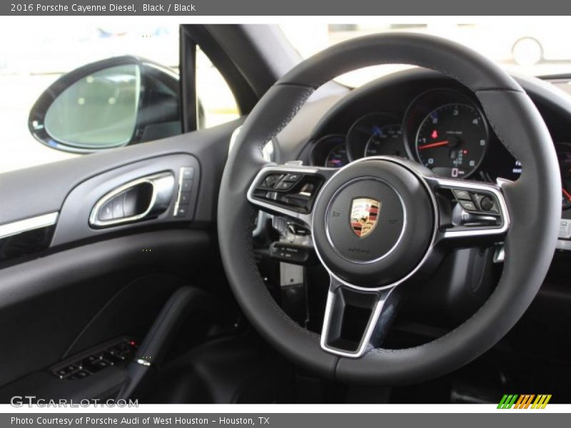 Black / Black 2016 Porsche Cayenne Diesel