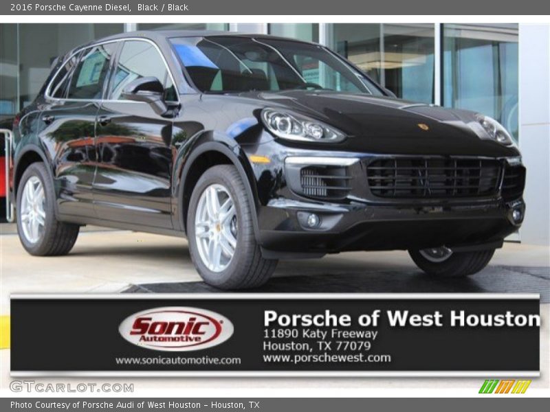 Black / Black 2016 Porsche Cayenne Diesel