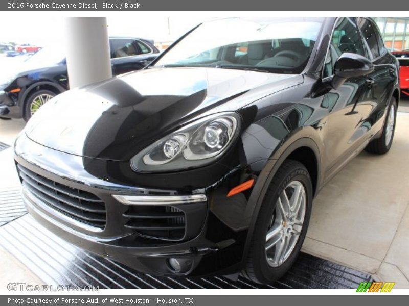 Black / Black 2016 Porsche Cayenne Diesel