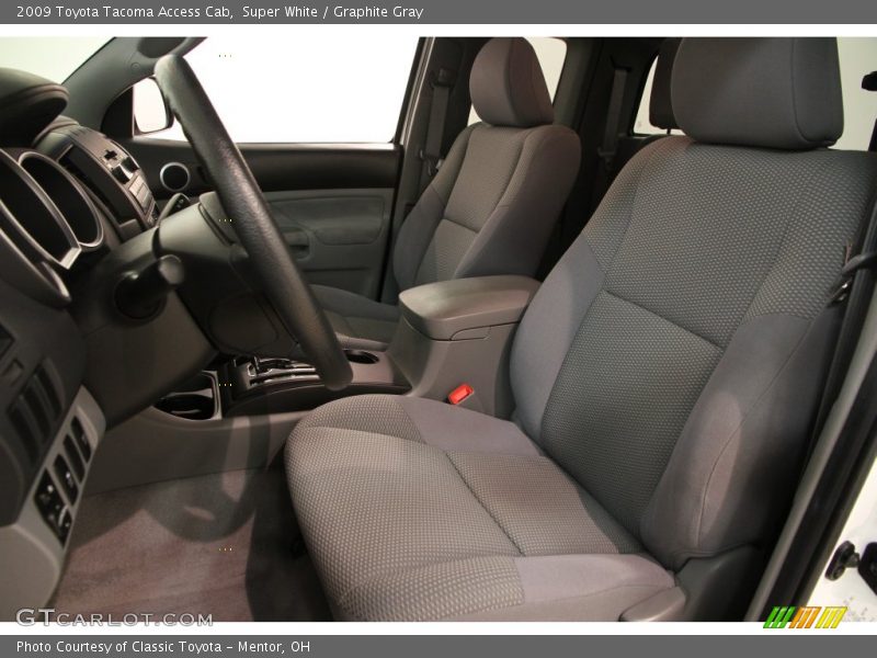 Super White / Graphite Gray 2009 Toyota Tacoma Access Cab