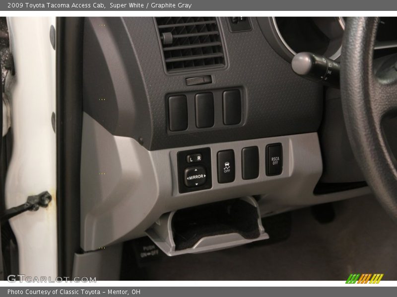 Super White / Graphite Gray 2009 Toyota Tacoma Access Cab