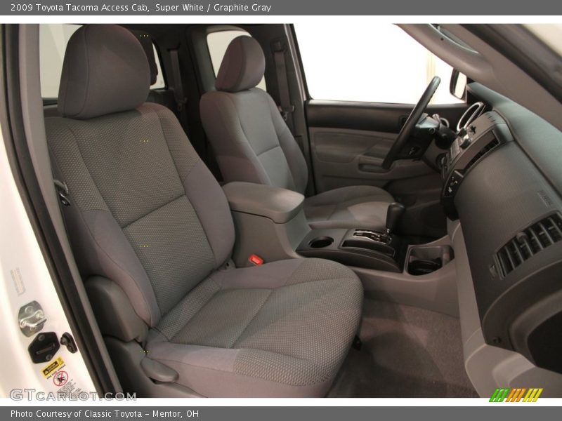 Super White / Graphite Gray 2009 Toyota Tacoma Access Cab