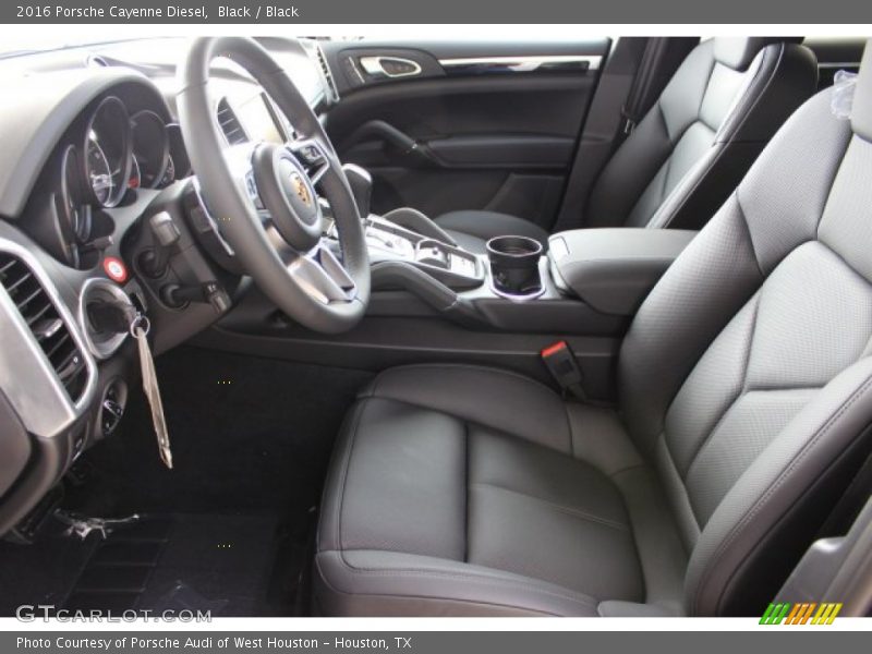 Black / Black 2016 Porsche Cayenne Diesel