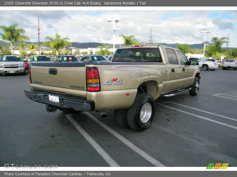 Sandstone Metallic / Tan 2005 Chevrolet Silverado 3500 LS Crew Cab 4x4 Dually