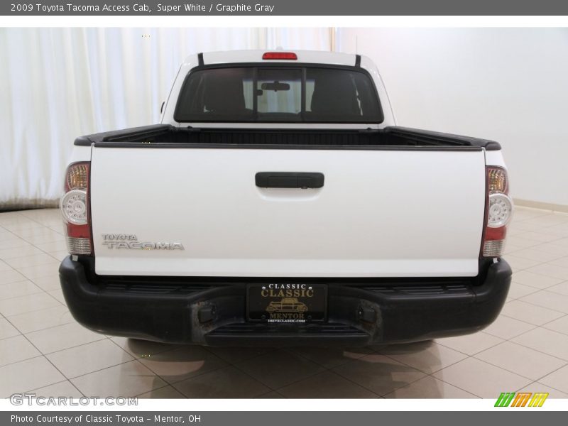 Super White / Graphite Gray 2009 Toyota Tacoma Access Cab