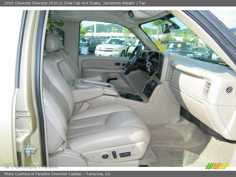 Sandstone Metallic / Tan 2005 Chevrolet Silverado 3500 LS Crew Cab 4x4 Dually