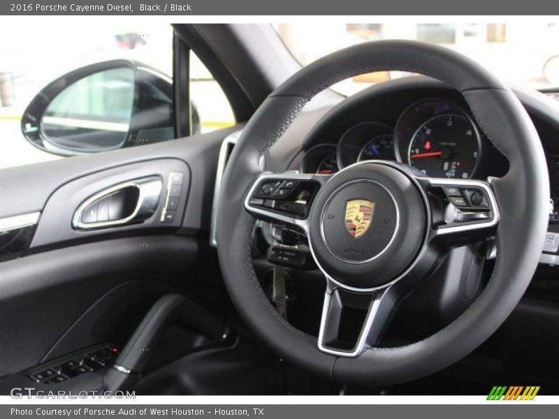 Black / Black 2016 Porsche Cayenne Diesel