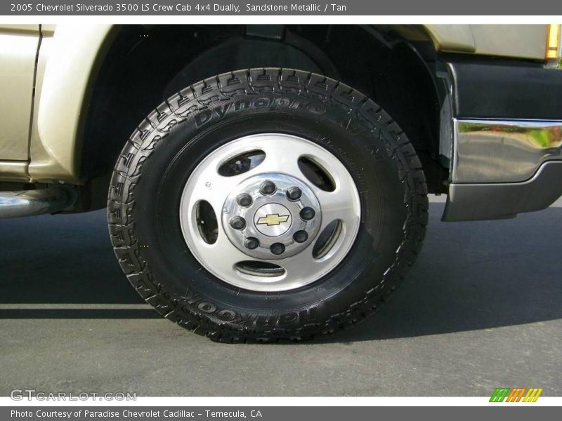 Sandstone Metallic / Tan 2005 Chevrolet Silverado 3500 LS Crew Cab 4x4 Dually
