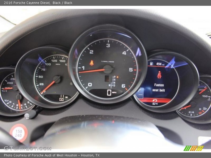 Black / Black 2016 Porsche Cayenne Diesel