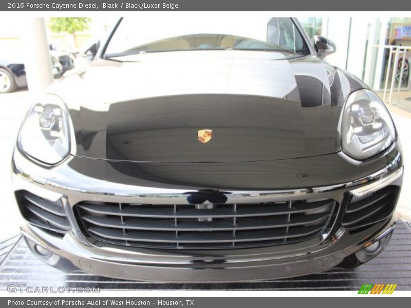 Black / Black/Luxor Beige 2016 Porsche Cayenne Diesel
