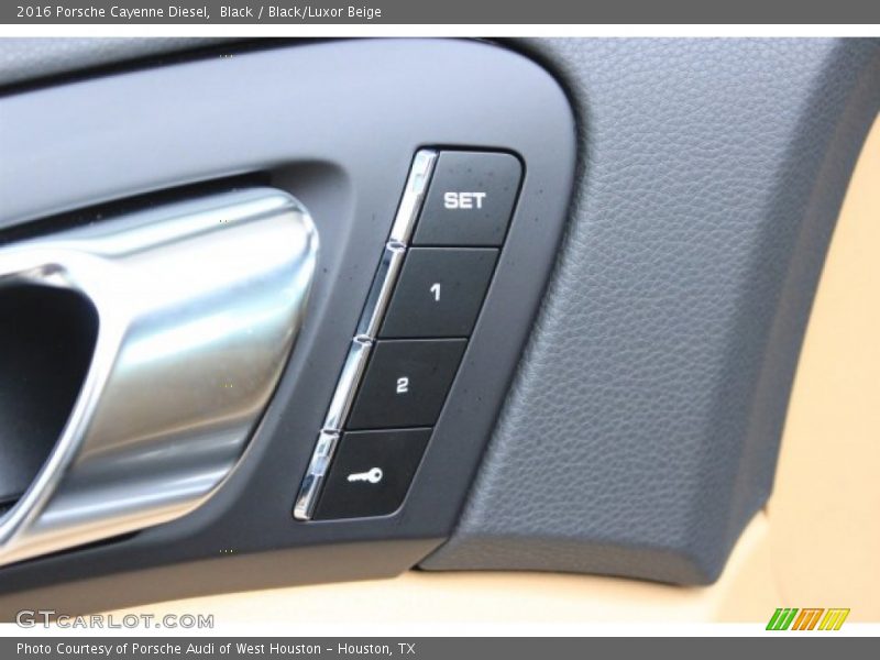 Black / Black/Luxor Beige 2016 Porsche Cayenne Diesel
