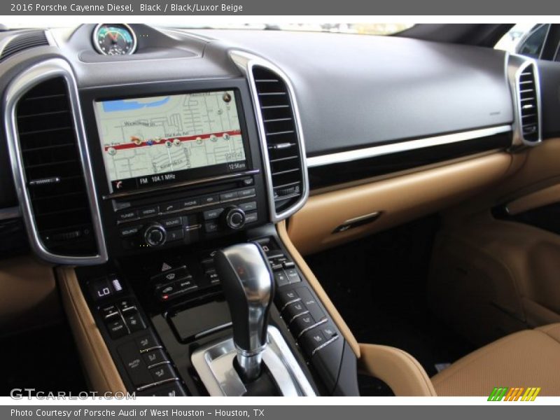 Black / Black/Luxor Beige 2016 Porsche Cayenne Diesel