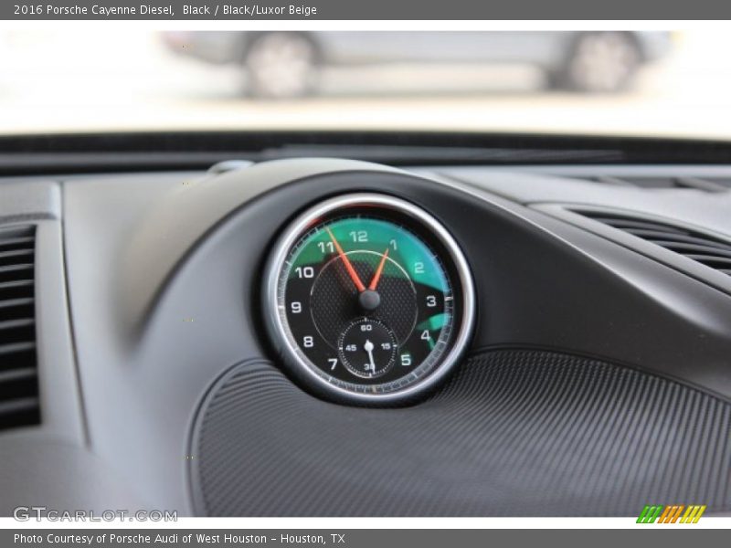 Black / Black/Luxor Beige 2016 Porsche Cayenne Diesel