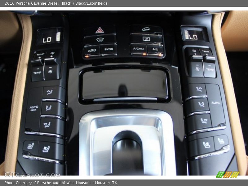 Black / Black/Luxor Beige 2016 Porsche Cayenne Diesel