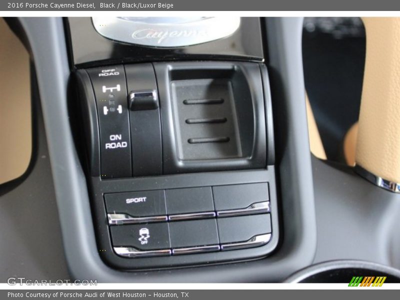 Black / Black/Luxor Beige 2016 Porsche Cayenne Diesel
