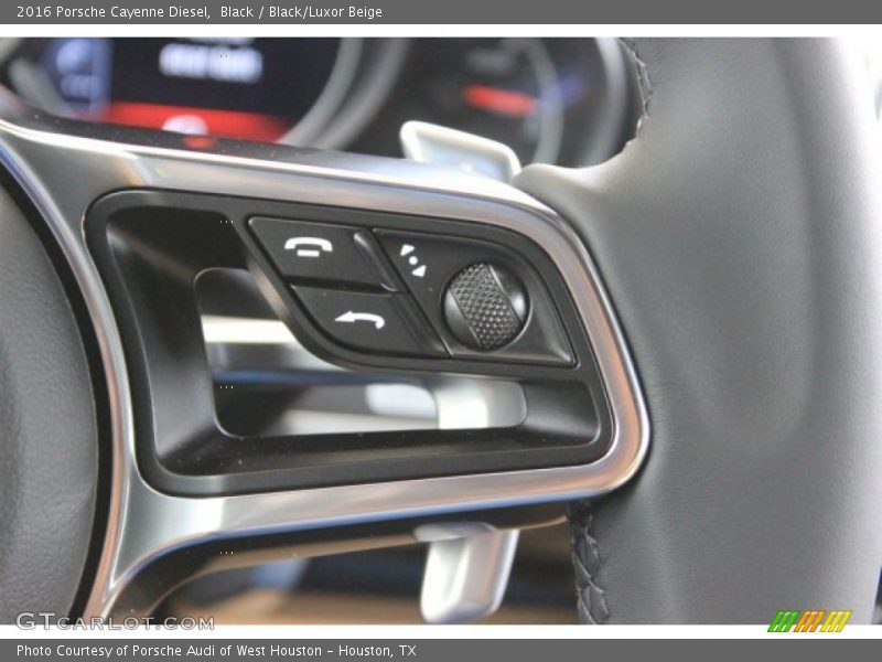 Black / Black/Luxor Beige 2016 Porsche Cayenne Diesel
