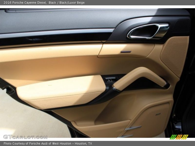 Black / Black/Luxor Beige 2016 Porsche Cayenne Diesel
