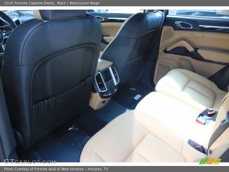 Black / Black/Luxor Beige 2016 Porsche Cayenne Diesel
