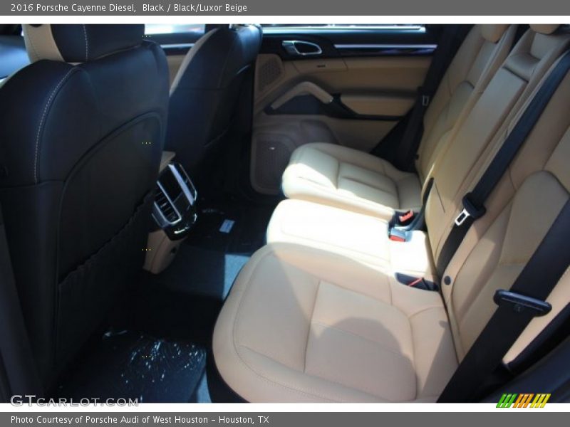 Black / Black/Luxor Beige 2016 Porsche Cayenne Diesel
