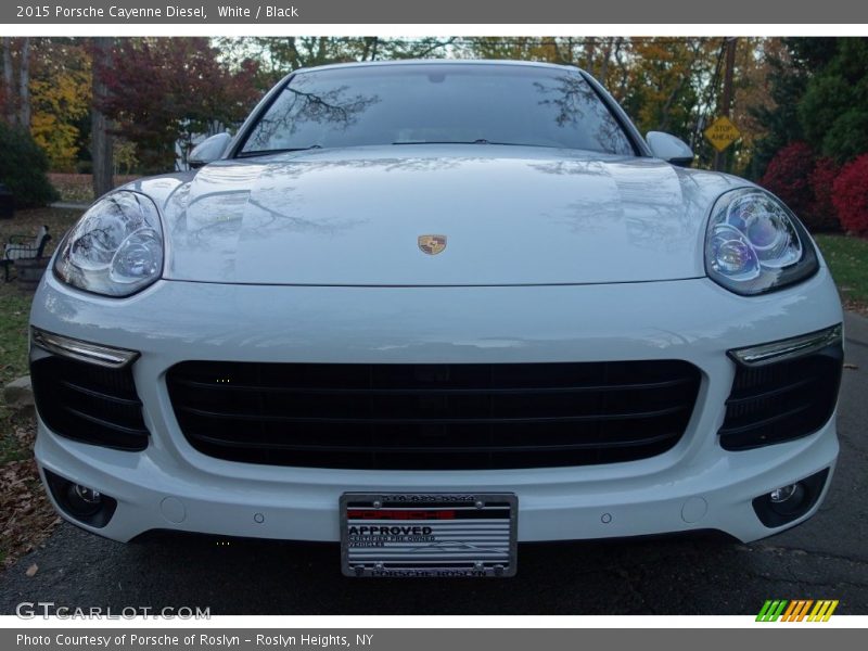White / Black 2015 Porsche Cayenne Diesel