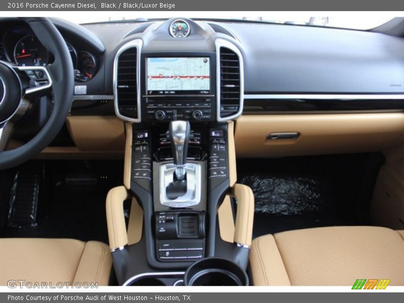 Black / Black/Luxor Beige 2016 Porsche Cayenne Diesel