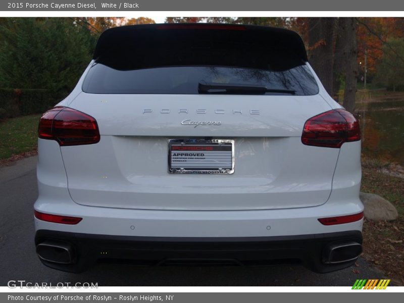 White / Black 2015 Porsche Cayenne Diesel