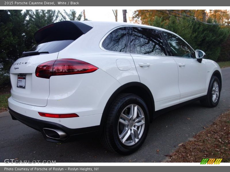 White / Black 2015 Porsche Cayenne Diesel