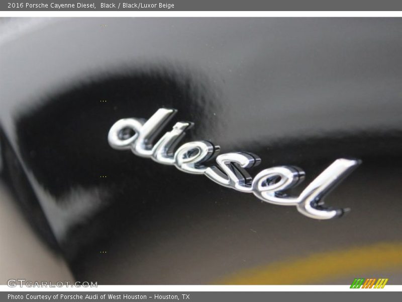 Black / Black/Luxor Beige 2016 Porsche Cayenne Diesel