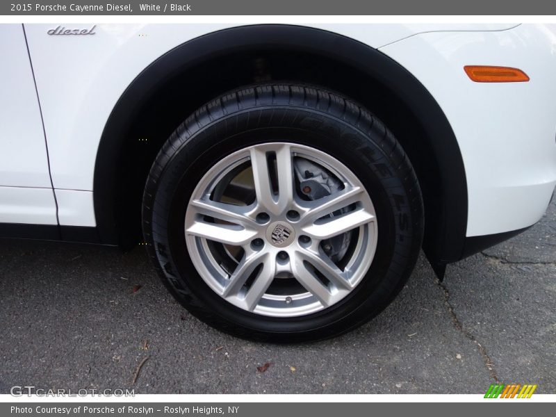 White / Black 2015 Porsche Cayenne Diesel