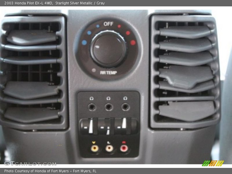 Starlight Silver Metallic / Gray 2003 Honda Pilot EX-L 4WD