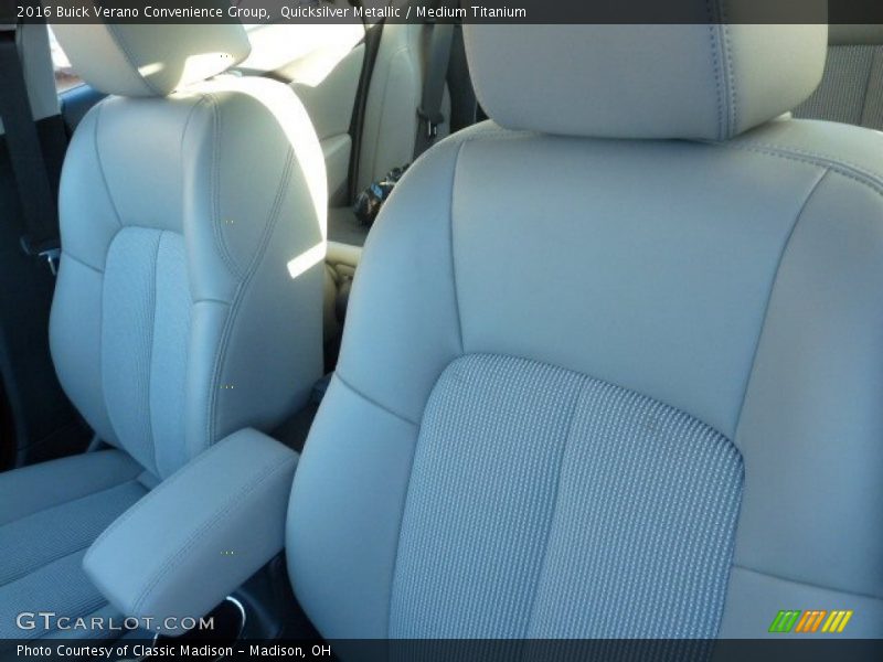 Quicksilver Metallic / Medium Titanium 2016 Buick Verano Convenience Group