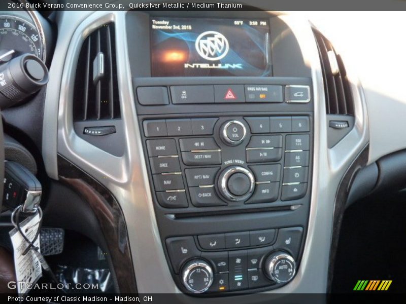 Quicksilver Metallic / Medium Titanium 2016 Buick Verano Convenience Group