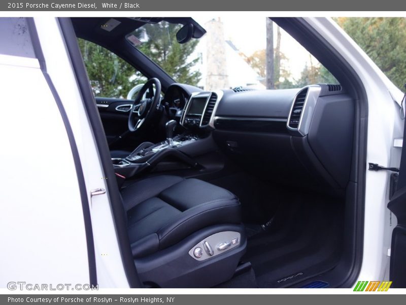 White / Black 2015 Porsche Cayenne Diesel