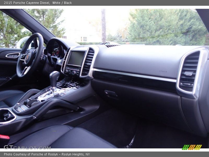 White / Black 2015 Porsche Cayenne Diesel
