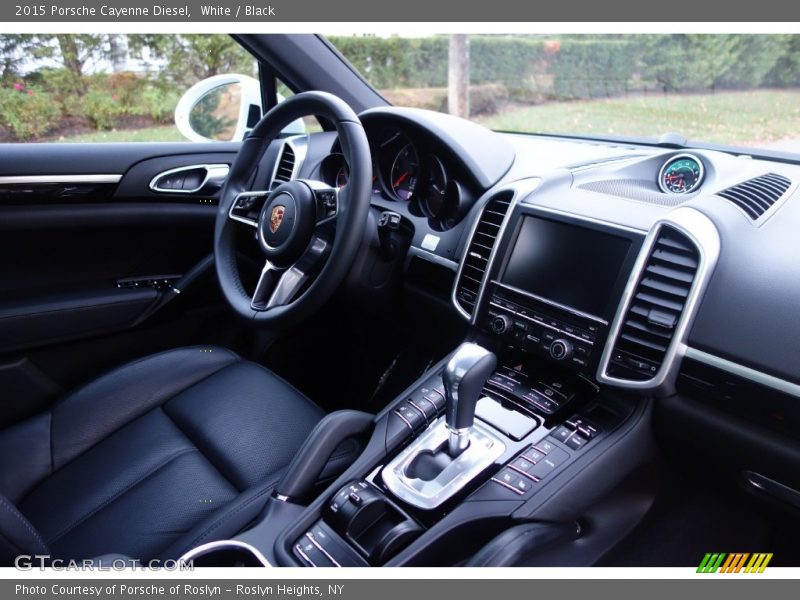 White / Black 2015 Porsche Cayenne Diesel