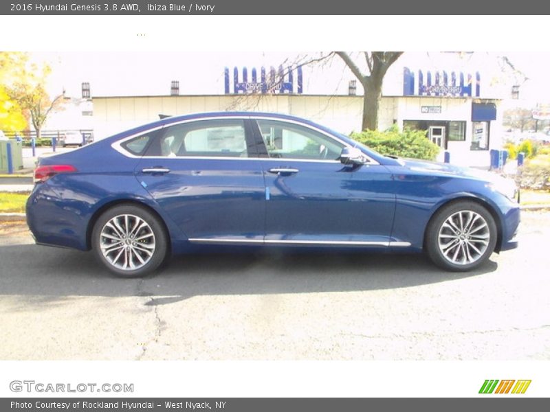  2016 Genesis 3.8 AWD Ibiza Blue