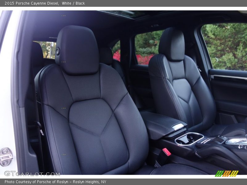 White / Black 2015 Porsche Cayenne Diesel