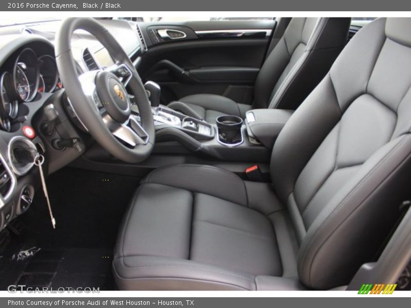 Black / Black 2016 Porsche Cayenne