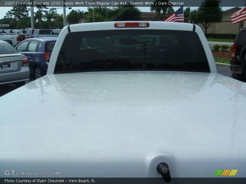 Summit White / Dark Charcoal 2007 Chevrolet Silverado 1500 Classic Work Truck Regular Cab 4x4