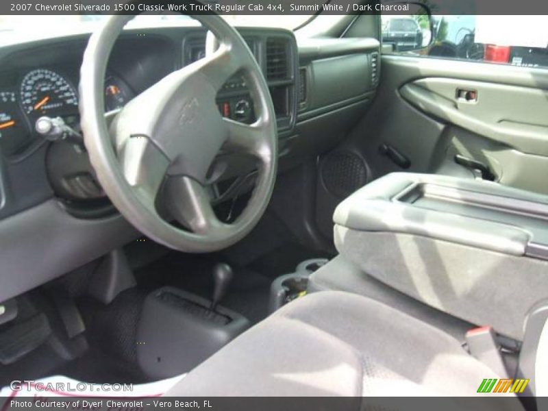 Summit White / Dark Charcoal 2007 Chevrolet Silverado 1500 Classic Work Truck Regular Cab 4x4