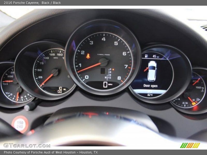 Black / Black 2016 Porsche Cayenne