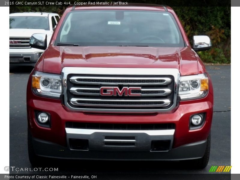 Copper Red Metallic / Jet Black 2016 GMC Canyon SLT Crew Cab 4x4