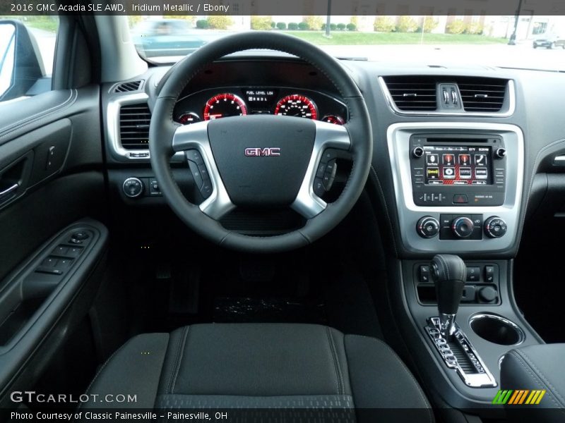 Iridium Metallic / Ebony 2016 GMC Acadia SLE AWD