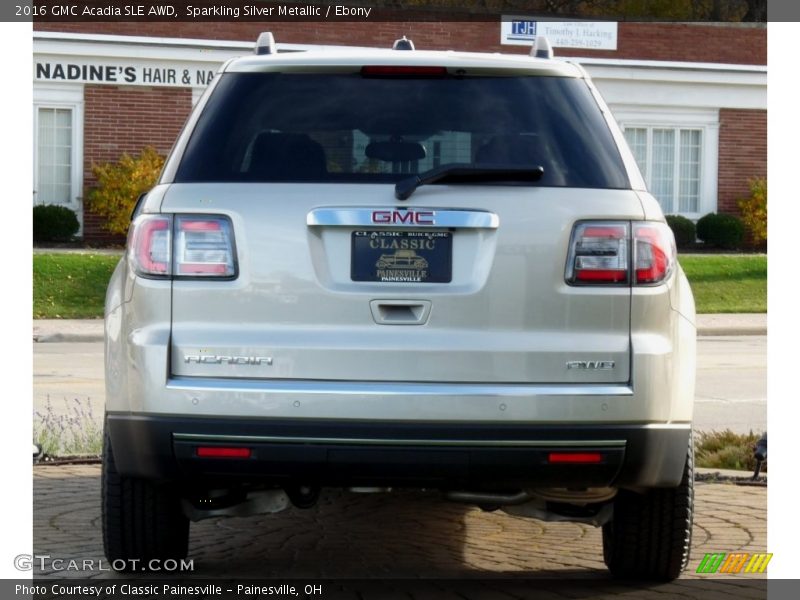 Sparkling Silver Metallic / Ebony 2016 GMC Acadia SLE AWD