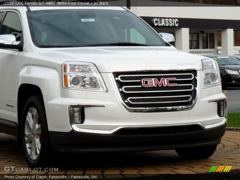 White Frost Tricoat / Jet Black 2016 GMC Terrain SLT AWD