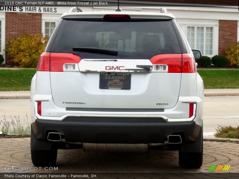 White Frost Tricoat / Jet Black 2016 GMC Terrain SLT AWD