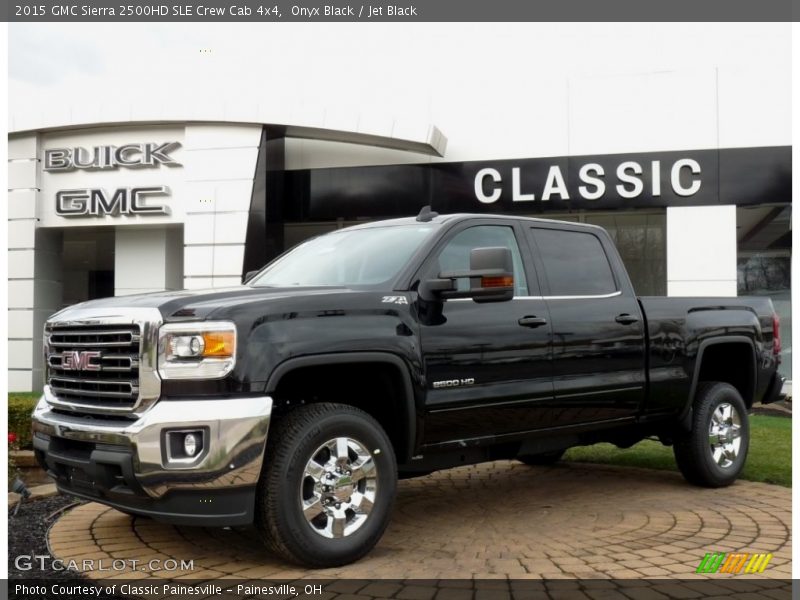 Onyx Black / Jet Black 2015 GMC Sierra 2500HD SLE Crew Cab 4x4
